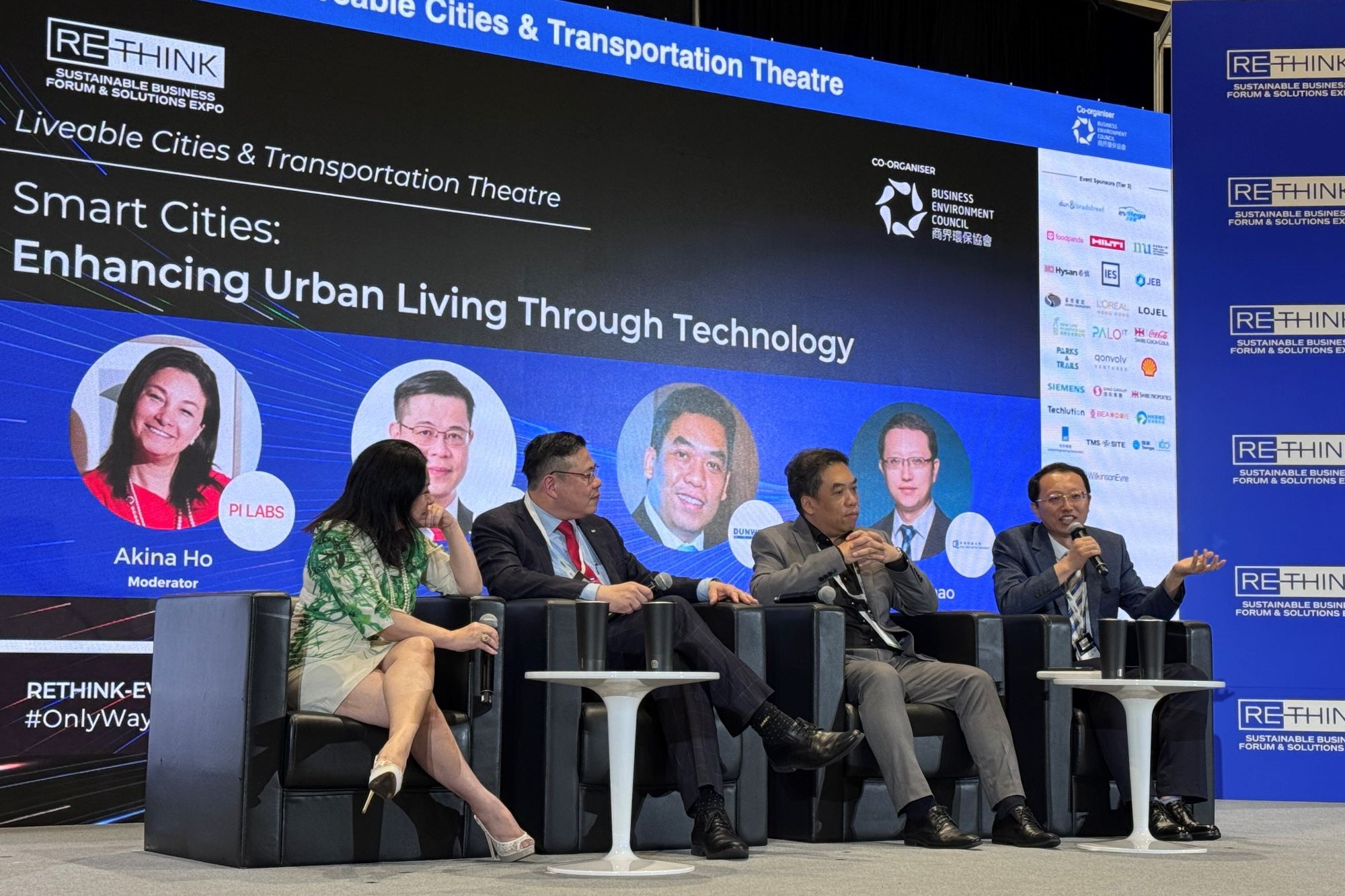 ReThink HK sustainability conference panel in Hong Kong