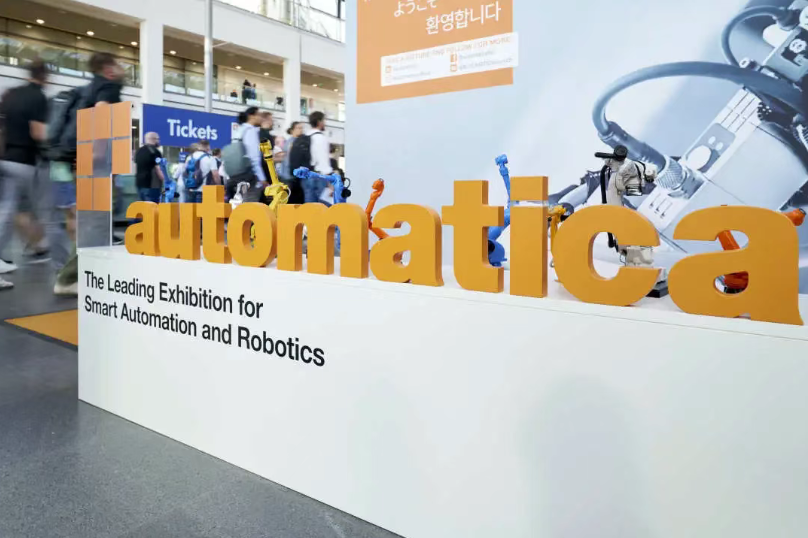 Automatica robotics and smart automation exhibition entrance